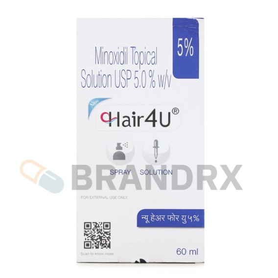Hair4U Spray and Solution 5% Glenmark Pharmaceuticals Ltd.
