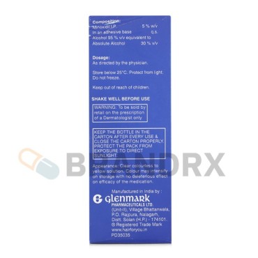 Hair4U Spray and Solution 5% Glenmark Pharmaceuticals Ltd.