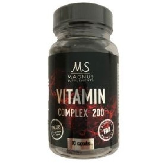 Magnus Supplements - Vitamin Complex 200 - 90cps Magnus Pharmaceuticals