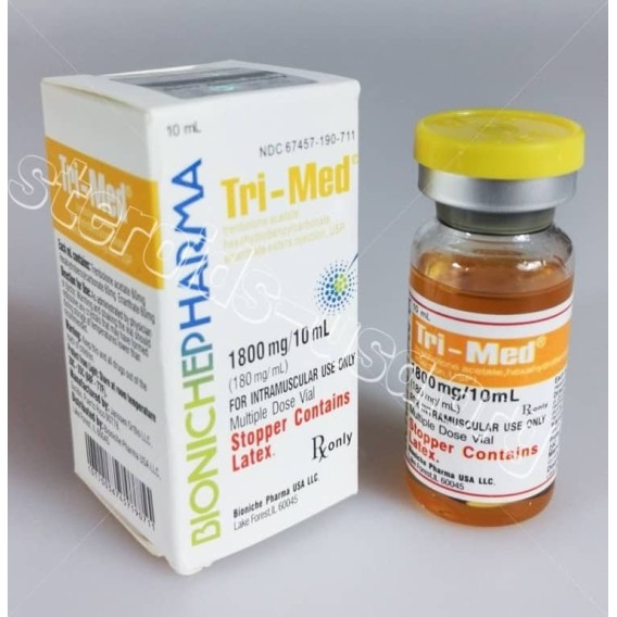 Tri-Med Bioniche Pharmacy (3 Trenbolones) 10ml (180mg/ml) Bioniche Pharmaceuticals